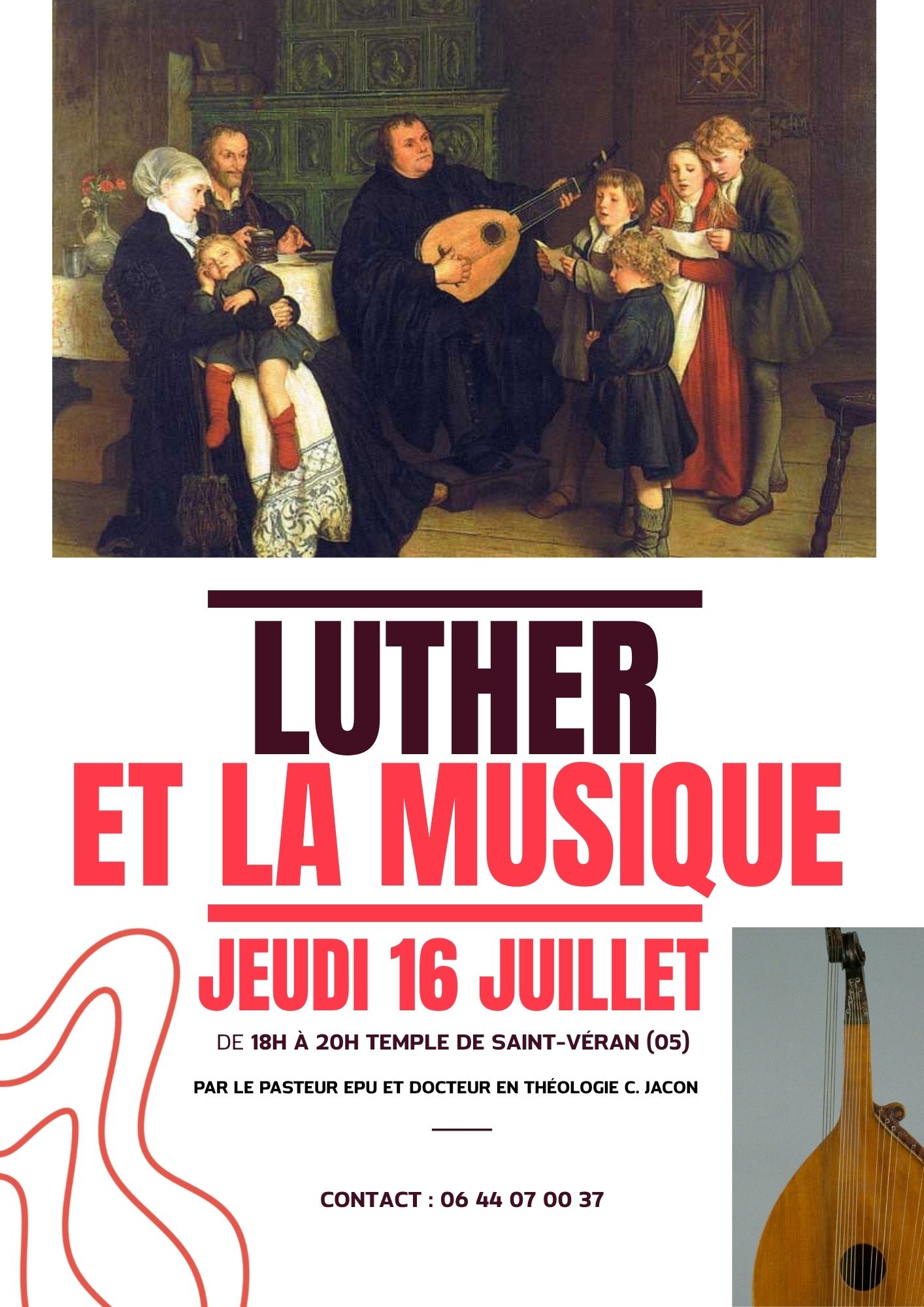 affiche conference luther